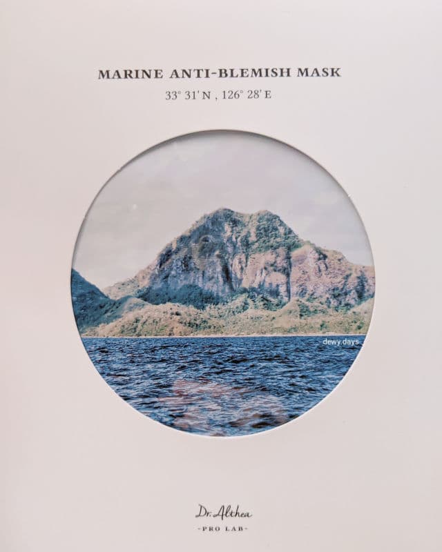 Dr. Althea Marine Anti-Blemish Mask review photo by dewydays