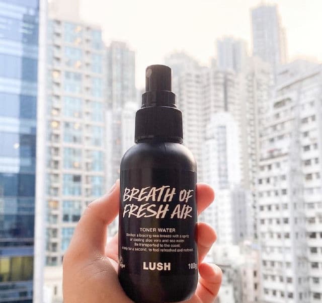 LUSH Breath of Fresh Air review photo by dewygrace