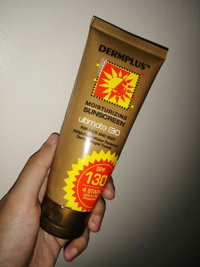 Dermplus Moisturizing Sunscreen Ultimate SPF 130 review photo by byalliahmae