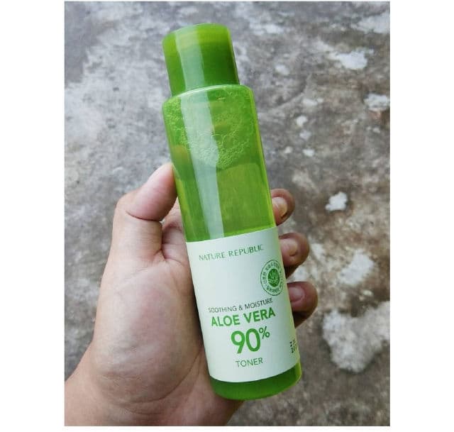 NATURE REPUBLIC Soothing & Moisture Aloe Vera 90% Toner review photo by diarta