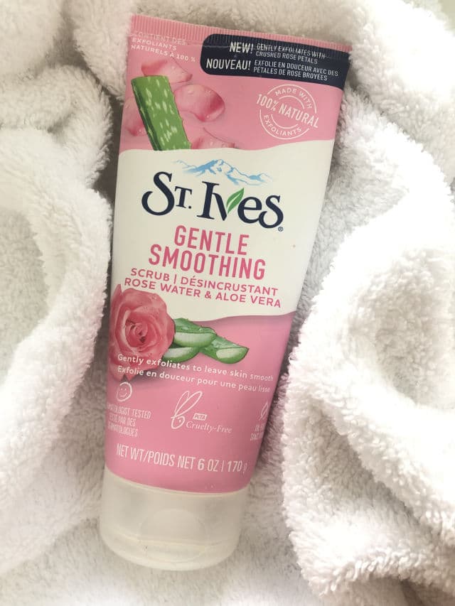 St. Ives Gentle Smoothing Rose Water and Aloe Vera Scrub review photo by disinclined