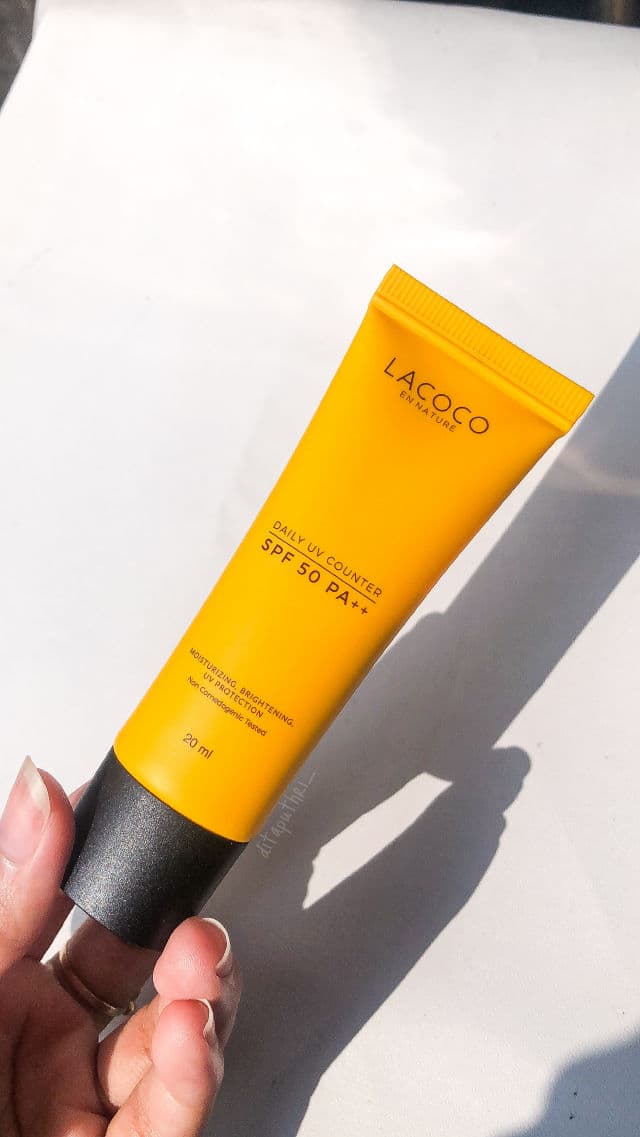 Lacoco en nature Daily UV Counter SPF50 PA++ review photo by ditaputri