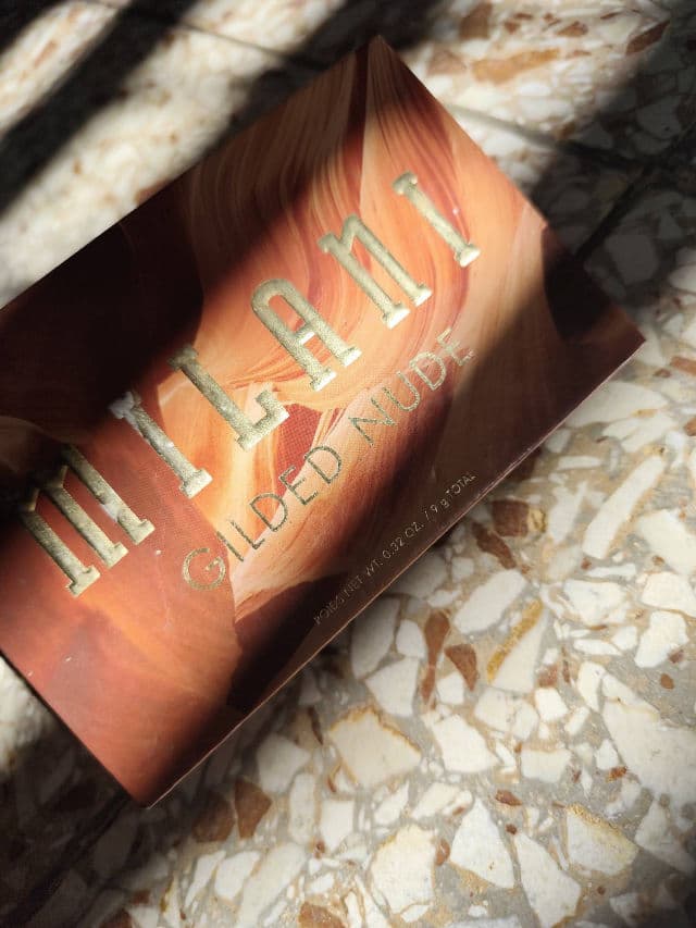 Milani Cosmetics Gilded Eyeshadow Palettes 220 Flora review photo by DelRosario