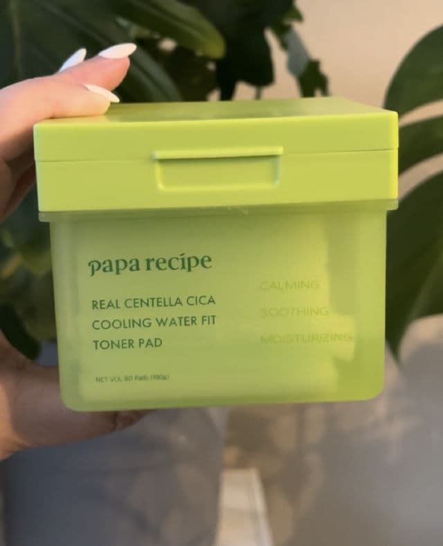 PAPA RECIPE Real Centella Cica Cooling Water Fit Toner Pad review photo by vehhermanugc