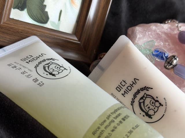 Midha Rice Foam Cleanser review photo by Asmei