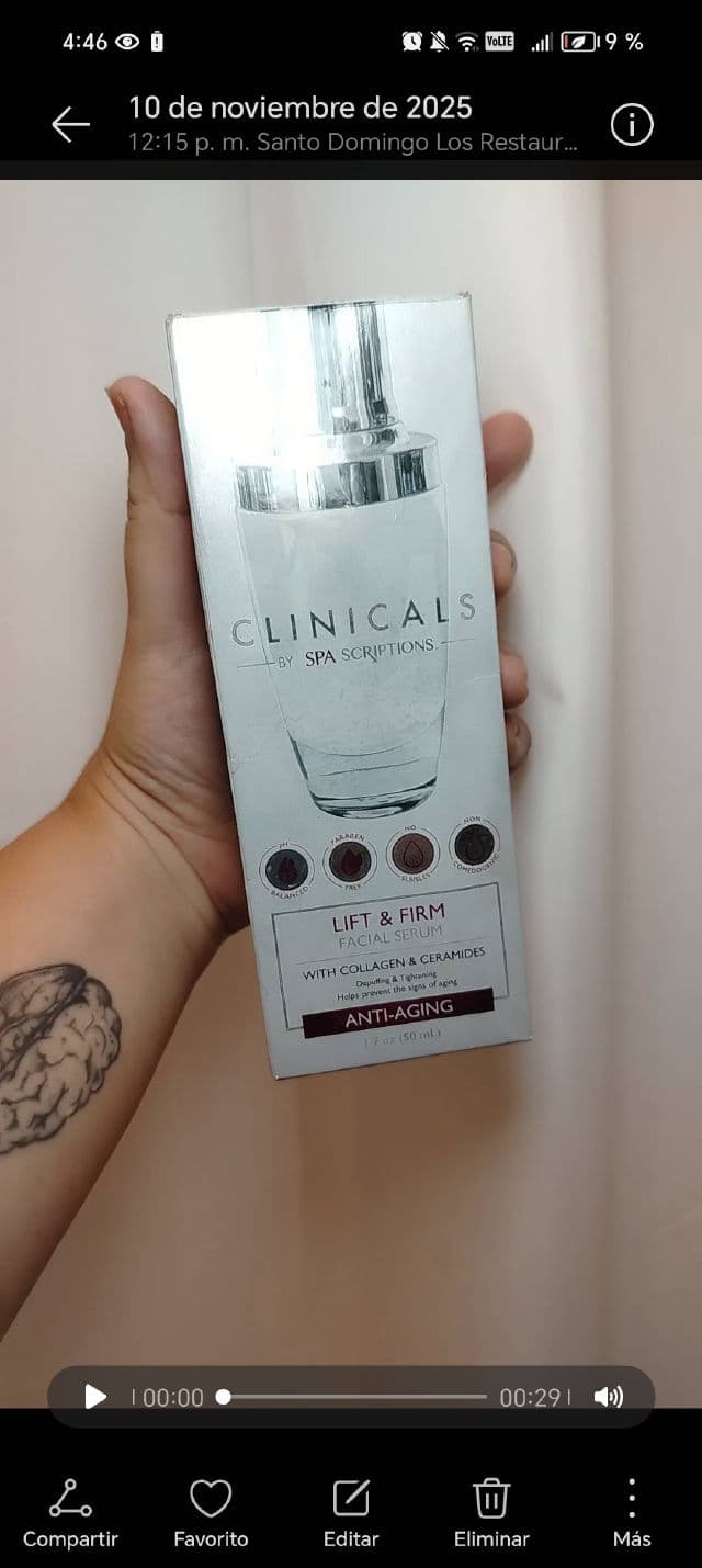 Spascriptions Clinicals Skin Booster Facial Serum with Peptides review photo by melshul