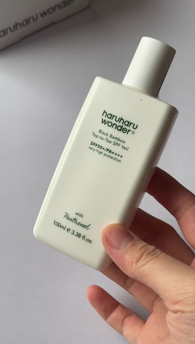 HaruHaru WONDER Black Bamboo Top-to-Toe SPF Veil SPF50+ PA++++ review photo by lananhneee