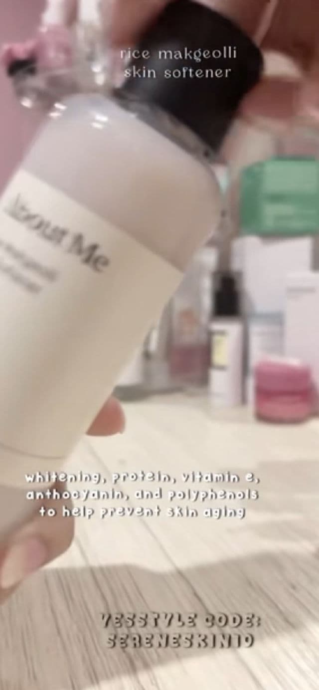 ABOUT ME Rice Makgeolli Skin Softener review photo by biouchii
