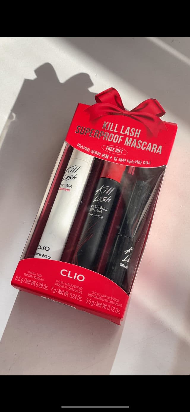 Clio Kill Lash Superproof Mascara Holiday Gift Set review photo by beautyaestheticee