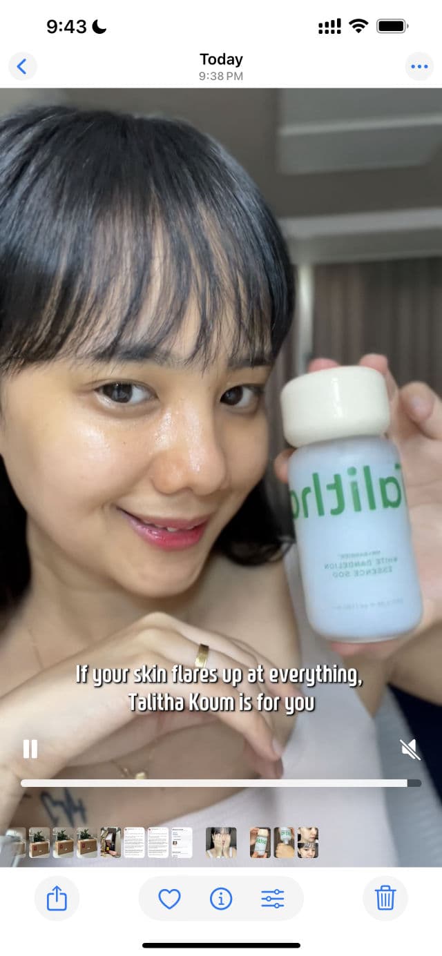 Talitha Koum HM+Barrier™ White Dandelion Essence Soo review photo by rialee