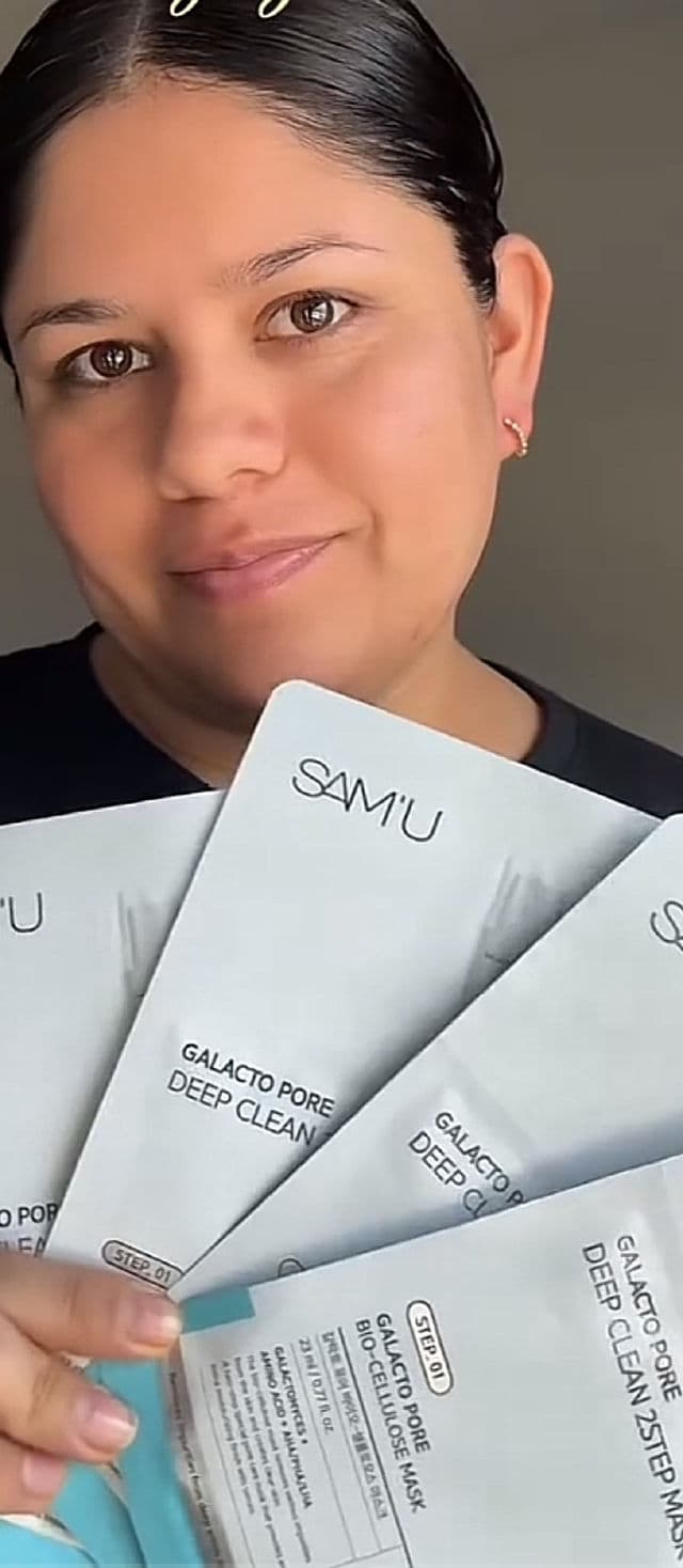 SAM'U Galacto Pore Deep Clean 2Step Mask review photo by yessgarcia