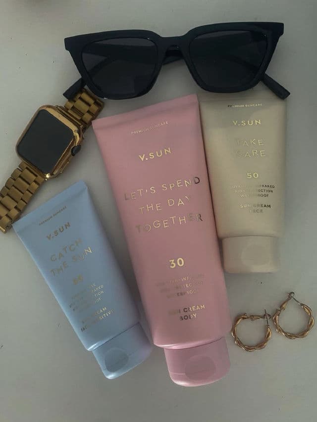V.SUN Let's Spend The Day Together Sun Cream Body SPF 30	 review photo by kerimyles