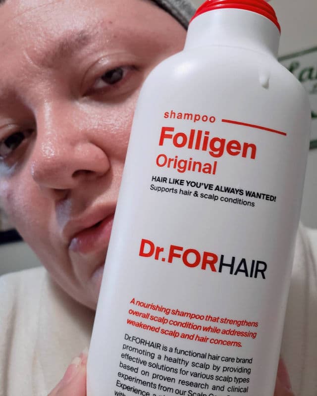 Dr.FORHAIR Folligen Original Shampoo review photo by AlottaxReviews