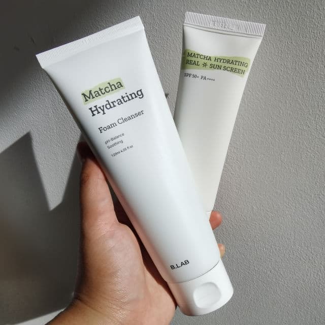 B_LAB Matcha Hydrating Real Sun Screen SPF 50+ PA++++ review photo by ehmvry