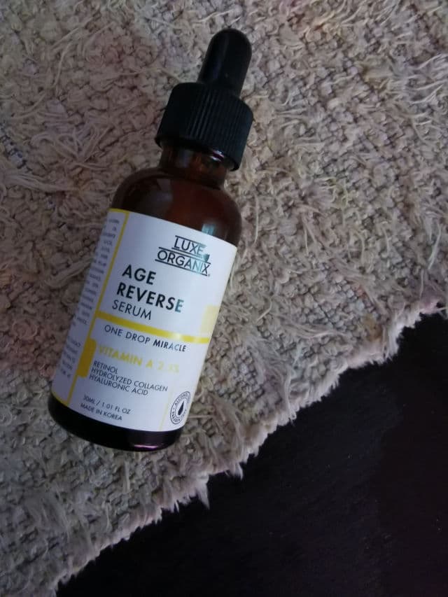 Luxe Organix Age Reverse Serum Vitamin A 2.5%  review photo by elaineganuelas
