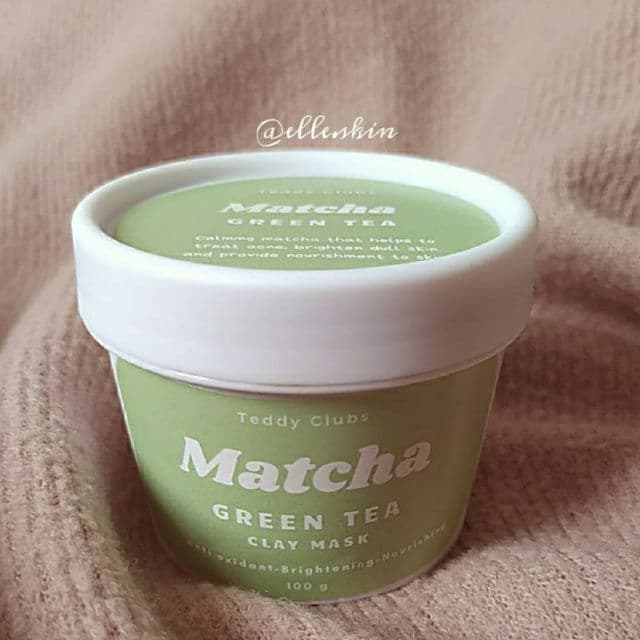 Teddy Clubs Matcha Green Tea Wash Off Clay Mask review photo by elleskin