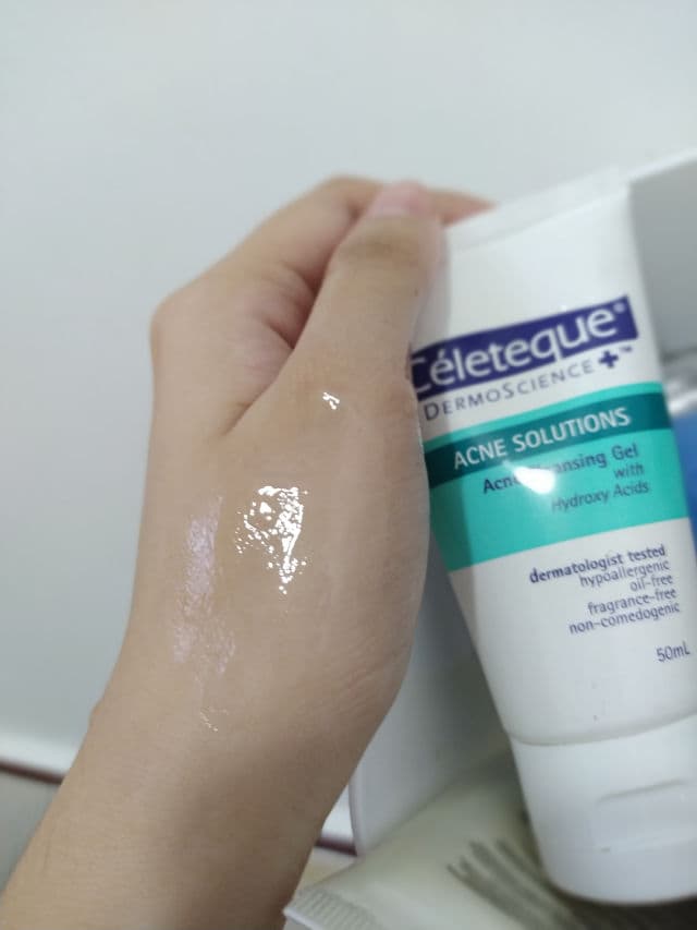Celeteque Dermoscience Acne Solutions Acne Cleansing Gel review photo by ells