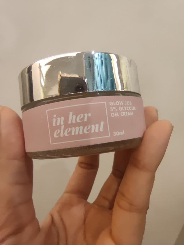 In Her Element Glow Job 5% Glycolic Acid Gel Cream review photo by elocinism