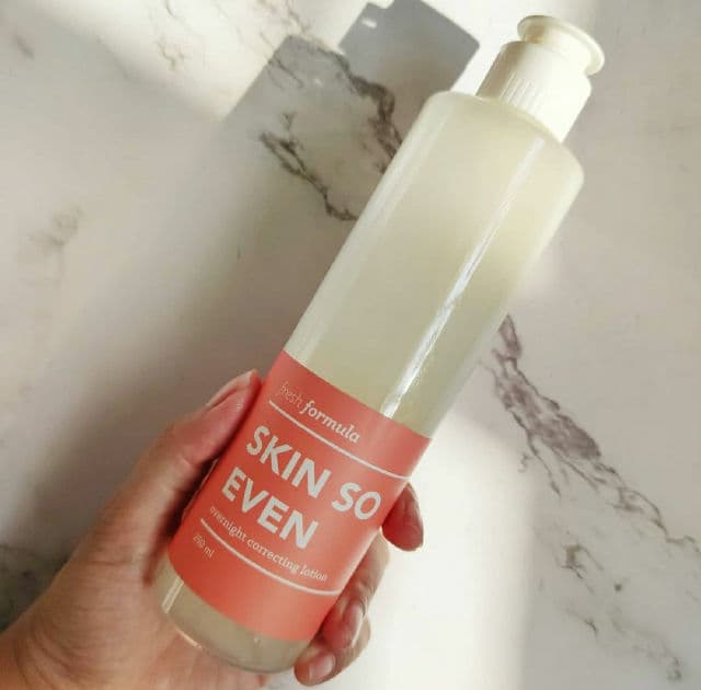 Fresh Formula Skin So Even Overnight Correcting Lotion review photo by elocinism