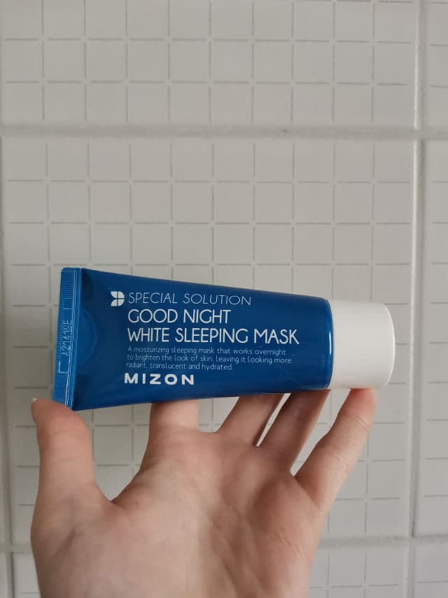 Mizon Good Night White Sleeping Mask Tube review photo by emmawooya