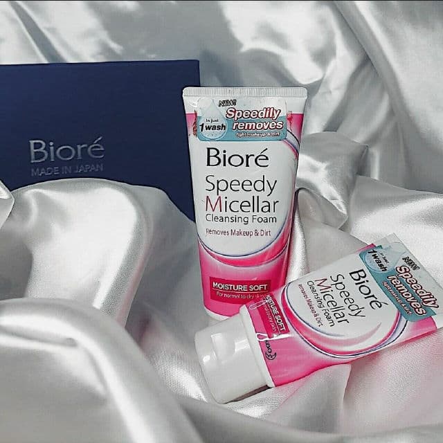 Biore Speedy Micellar Cleansing Foam Moisture Soft review photo by ennskincare