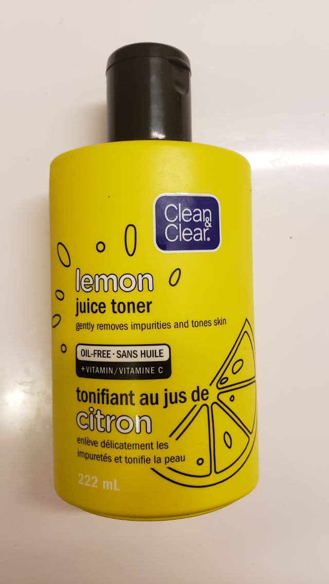 Clean & Clear Lemon Juice Toner review photo by eringene