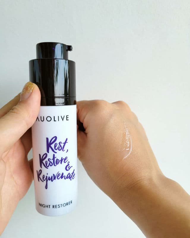 Auolive Night Booster - Collagen Restorative Moisturiser (Water-based) review photo by esiotrot84