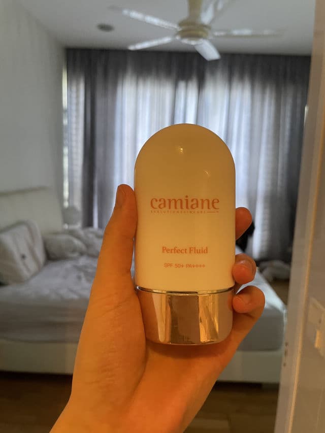 Camiane Perfect Fluid Sun Care Sunscreen SPF50+ PA++++ review photo by eunicejx