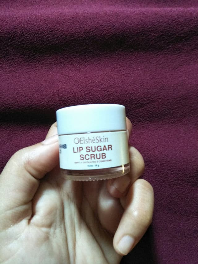 ElsheSkin Lip Sugar Scrub review photo by yukitaskincare