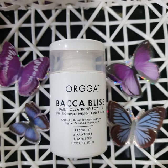 ORGGA Bacca Bliss Daily Cleansing Powder review photo by ezatulSkincareDiary