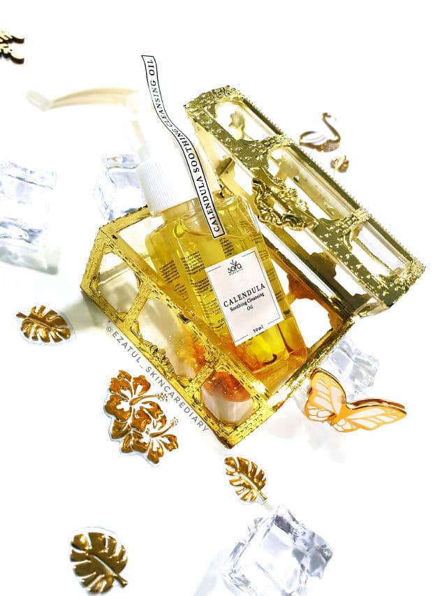 Sora Organics Calendula Soothing Cleansing oil review photo by ezatulSkincareDiary