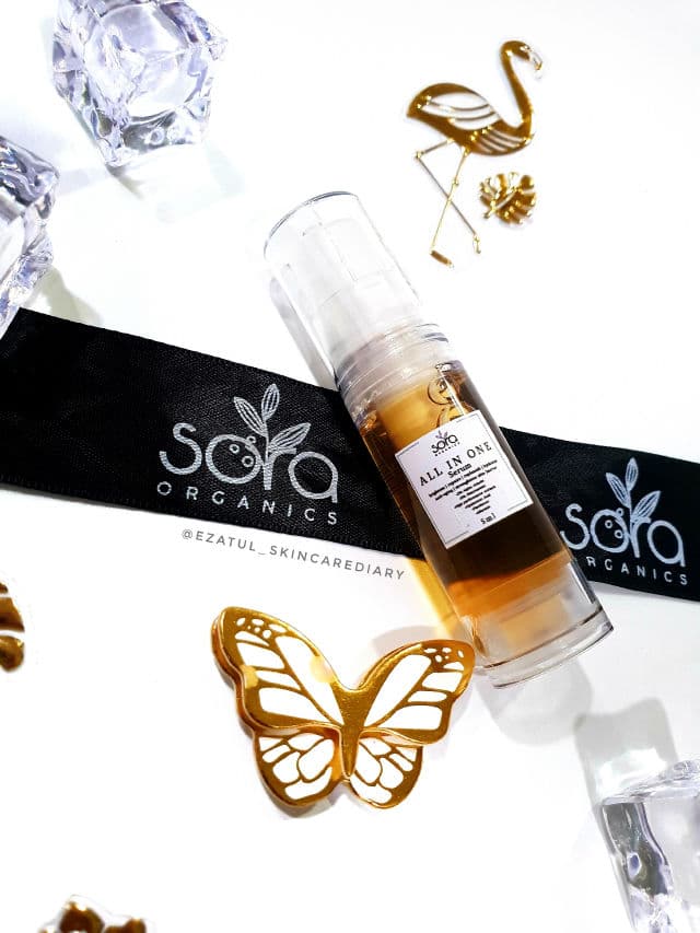 Sora Organics All in One Serum review photo by ezatulSkincareDiary