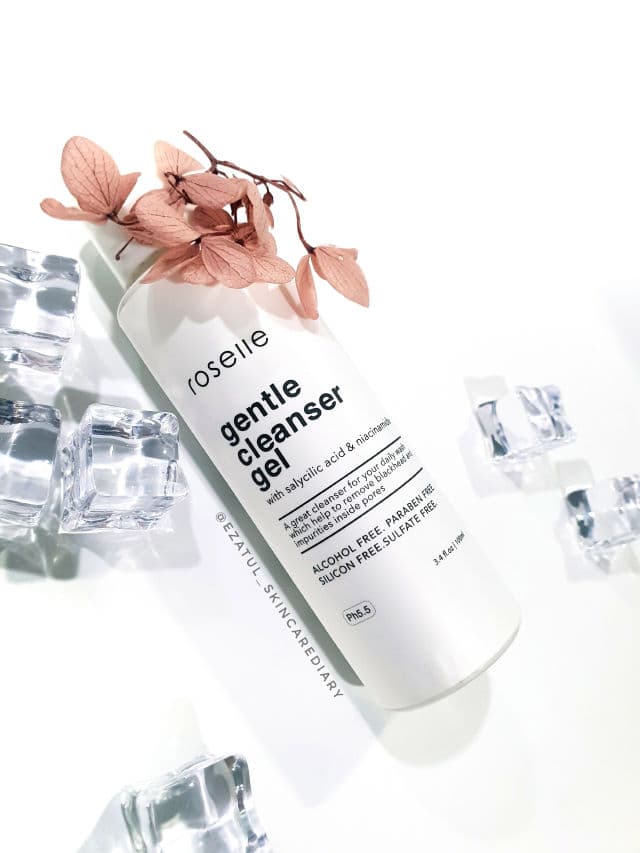 Roselle Skincare Gentle Gel Cleanser review photo by ezatulSkincareDiary