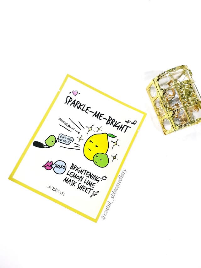 A'bloom Sparkle-Me-Bright Brightening Lemon Lime Mask review photo by ezatulSkincareDiary