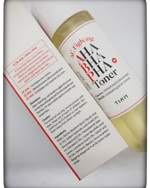 TIAM AC Fighting AHA BHA PHA Toner review photo by ezatulSkincareDiary