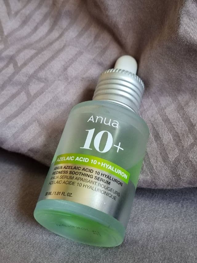 ANUA Azelaic Acid 10 Hyaluron Redness Soothing Serum review photo by glowandsunshine