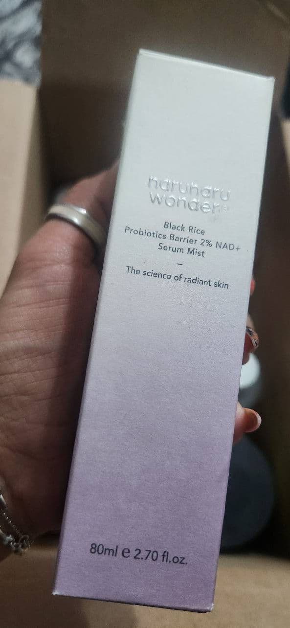 HaruHaru WONDER Black Rice Probiotics Barrier 2% NAD + Serum Mist review photo by vinessa