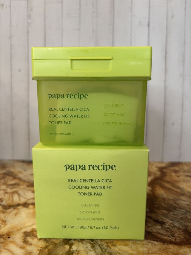 PAPA RECIPE Real Centella Cica Cooling Water Fit Toner Pad review photo by Testerweezy