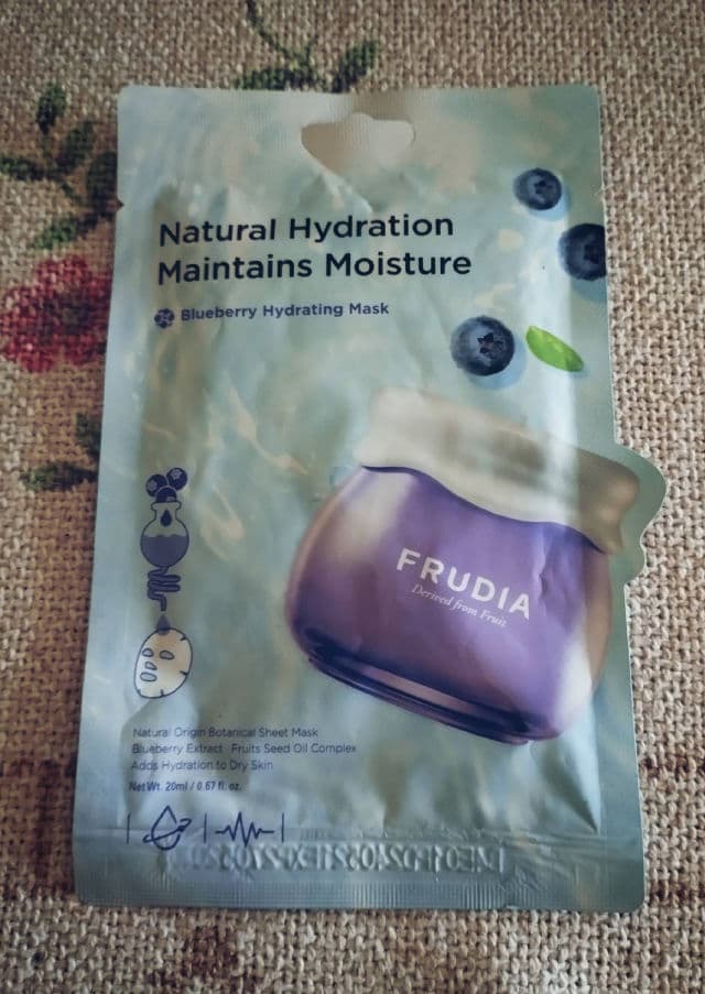 Frudia Natural Hydration Maintains Moisture Blueberry Mask review photo by PickyMickys