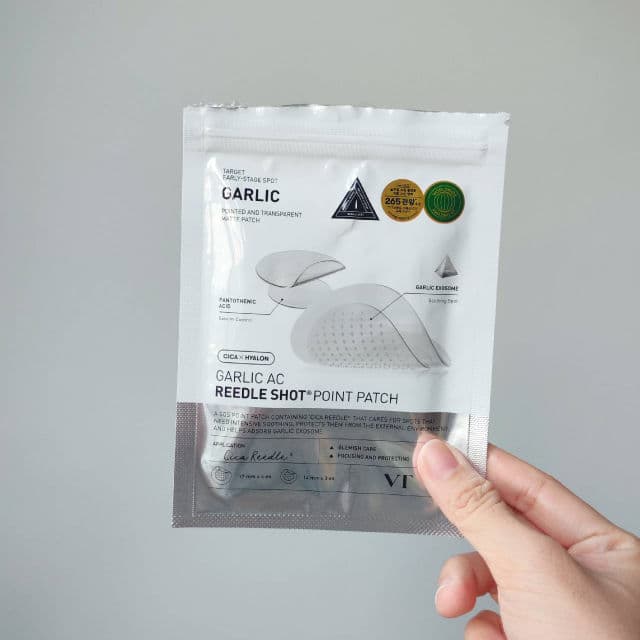 VT COSMETICS Garlic AC Reedle Shot Point Patch review photo by kaoriskincarejournal