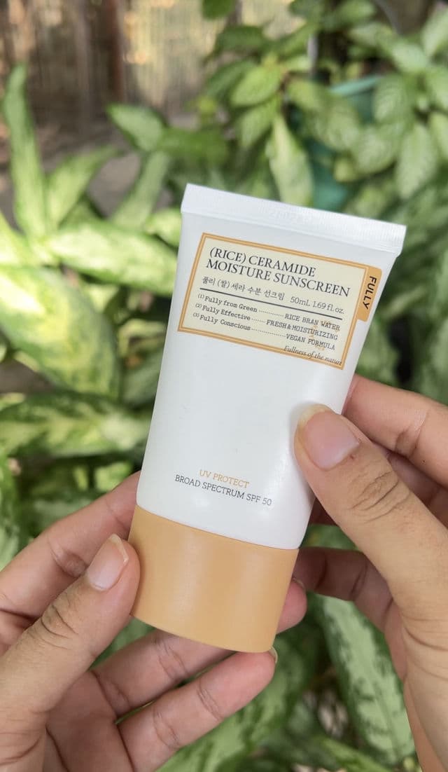 FULLY Rice Ceramide Moisture Sun Cream review photo by Amayajkv