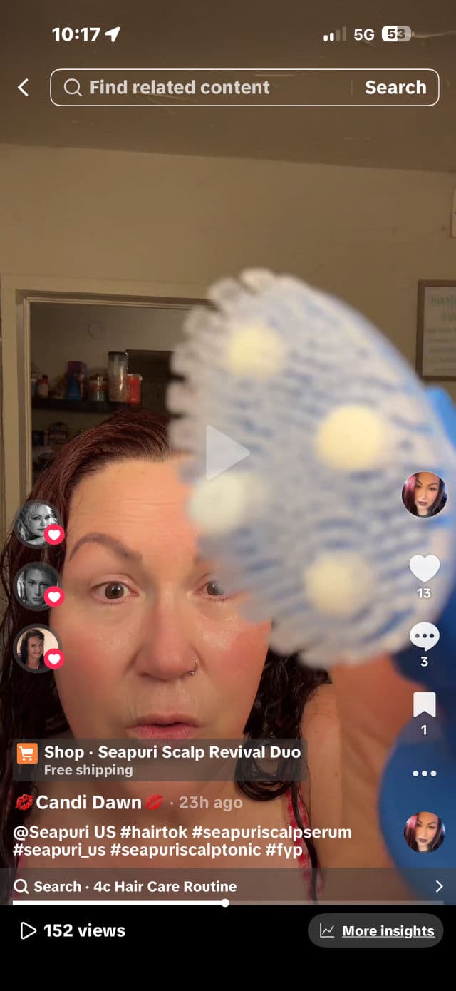 Seapuri Scalpy Bubble Tonic review photo by CandiDawn