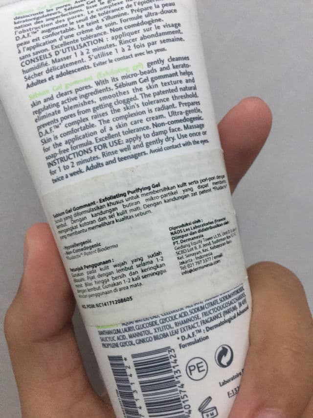 Bioderma Sebium Exfoliating Gel review photo by falenzhika