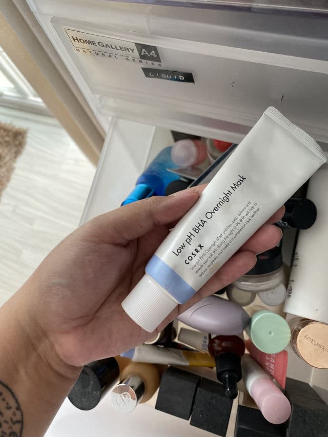COSRX Low pH BHA Overnight Mask review photo by famamfa