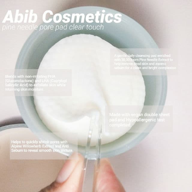 Abib Pine Needle Pore Pad Clear Touch  review photo by Aleehdvera