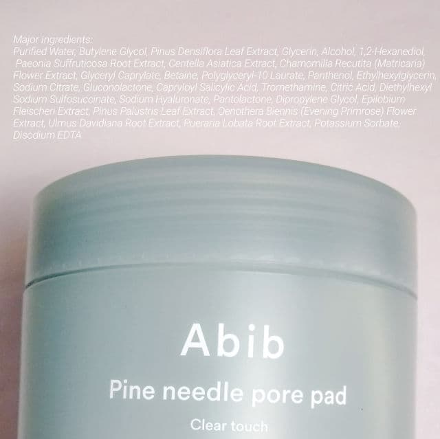 Abib Pine Needle Pore Pad Clear Touch  review photo by Aleehdvera