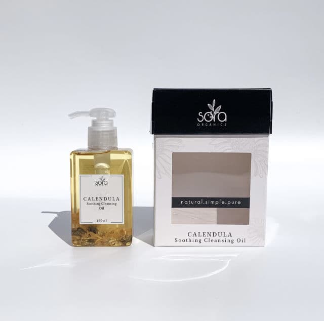 Sora Organics Calendula Soothing Cleansing oil review photo by farabeautydiary