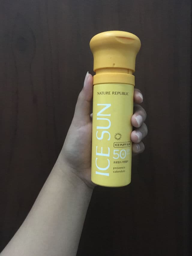 NATURE REPUBLIC Provence Calendula Ice Puff Sun SPF 50+ PA+++ review photo by farahaszar