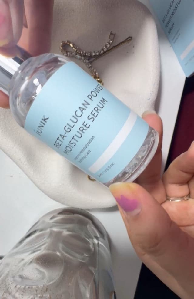 Iunik Beta Glucan Power Moisture Serum review photo by rawina09ugc