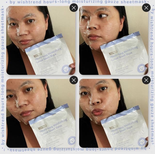 By WISHTREND Hours-Long Moisturizing Gauze Sheet Mask review photo by feedthyface